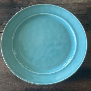 EUC Pottery Barn Cambria Salad Plate in Turquoise Retired